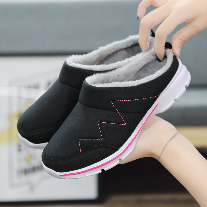 Women Plush Winter Shoes Light Home Fur Slippers