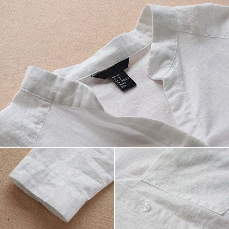 💗SUMMER BIGGEST SALE 49% OFF🌹LINEN COTTON CASUAL LOOSE SHIRT💖