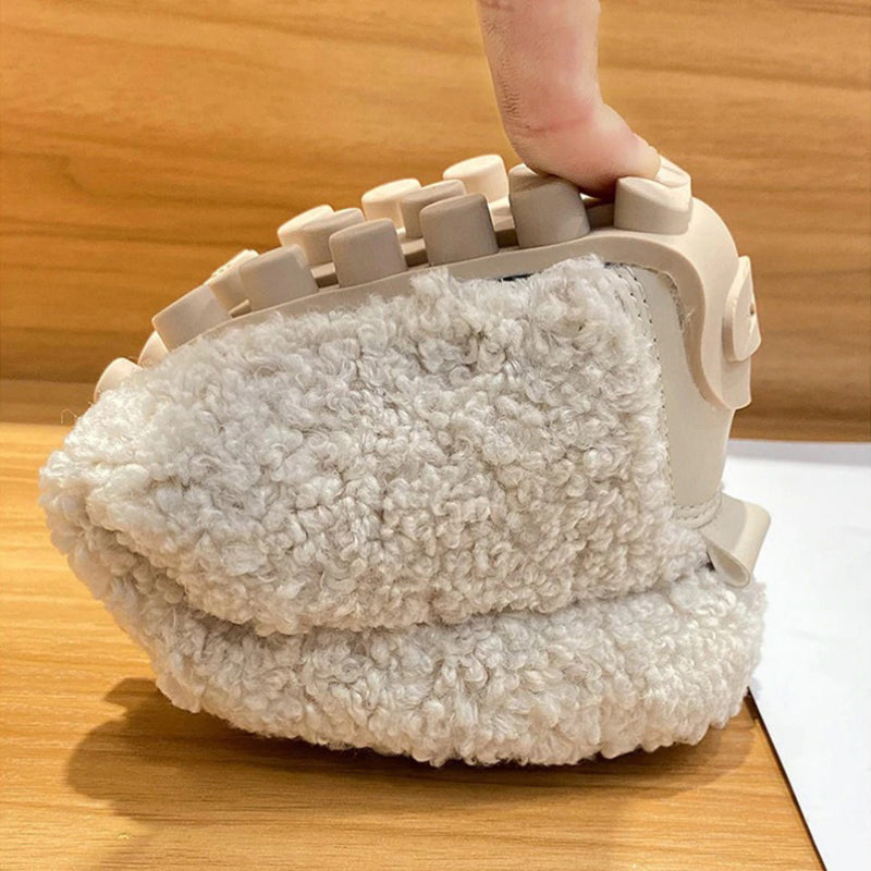 Winter Plush Slip-On Outdoor Loafer Shoes
