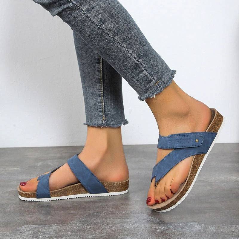 Orthopedic Sandals Women Summer Cut Out Open Toe Flip Flops