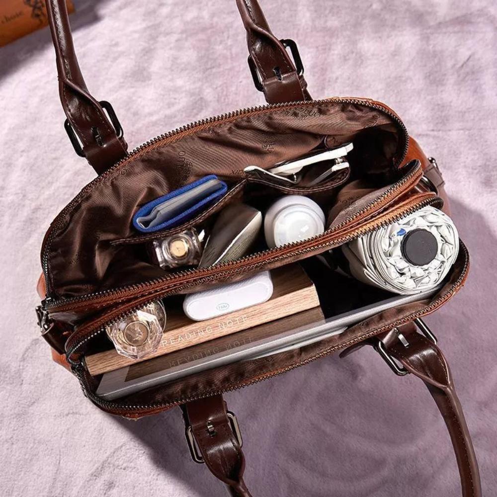 Women's Calfskin Leather Shoulder Bag