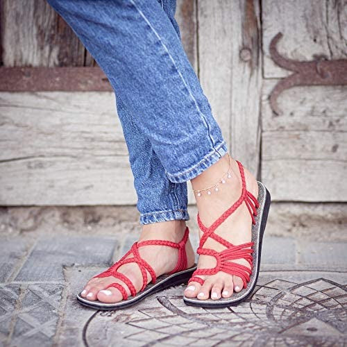Hand Woven Flat Women's Sandals